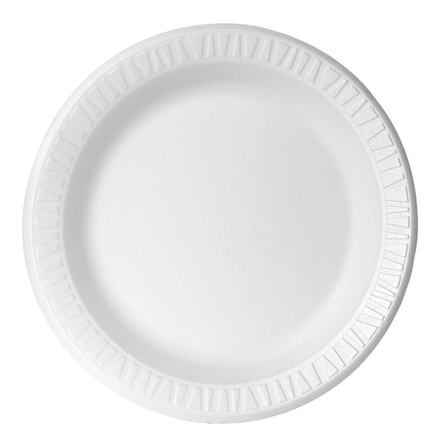 DART Concorde Foam Plates, 9", White, Carton Of 500