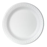 DART Concorde Foam Plates, 9", White, Carton Of 500