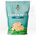 Organic Unsalted Cashews 7 oz - Healthy Snack, Gluten Free, Non-GMO, Vegan, Plant-Based Protein - Forest Up