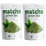 (226g/2 pack), 100% Pure Matcha Green Tea Powder - Culinary Grade, Organic Certified, Vibrant Color & Smooth Taste for Smoothies, Desserts & Energy