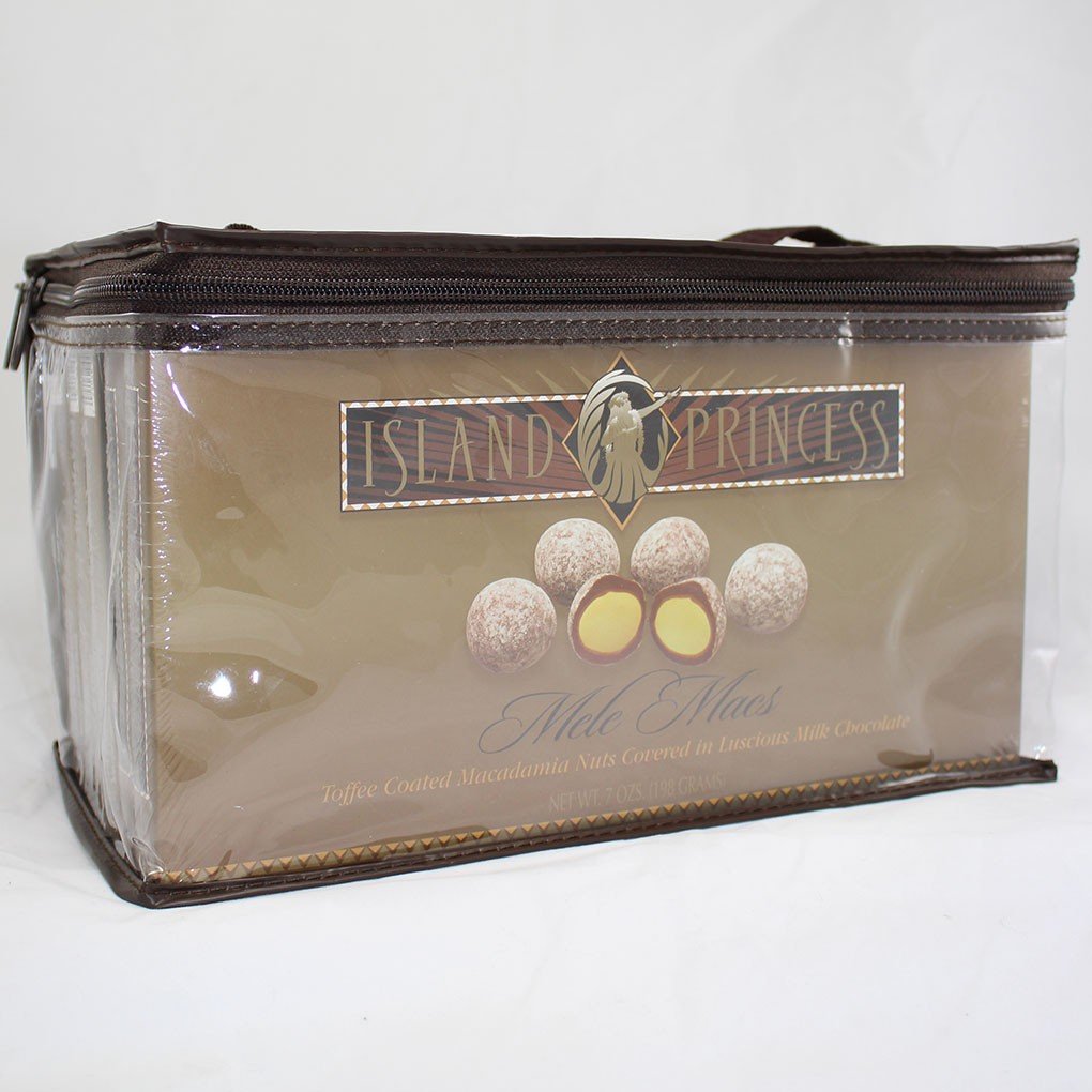 Mele Macs Toffee Coated Macadamia Nuts Covered in Milk Chocolate (6 - 7 oz Box)