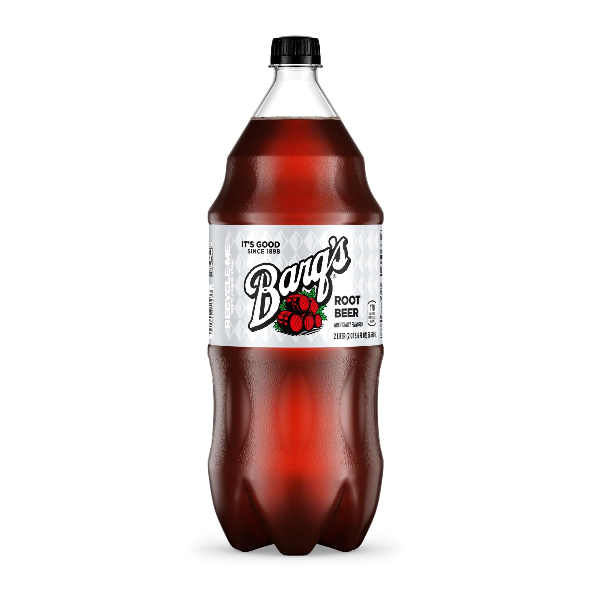 Barq's Root Beer Soda, 67.6 Fl Oz Bottle