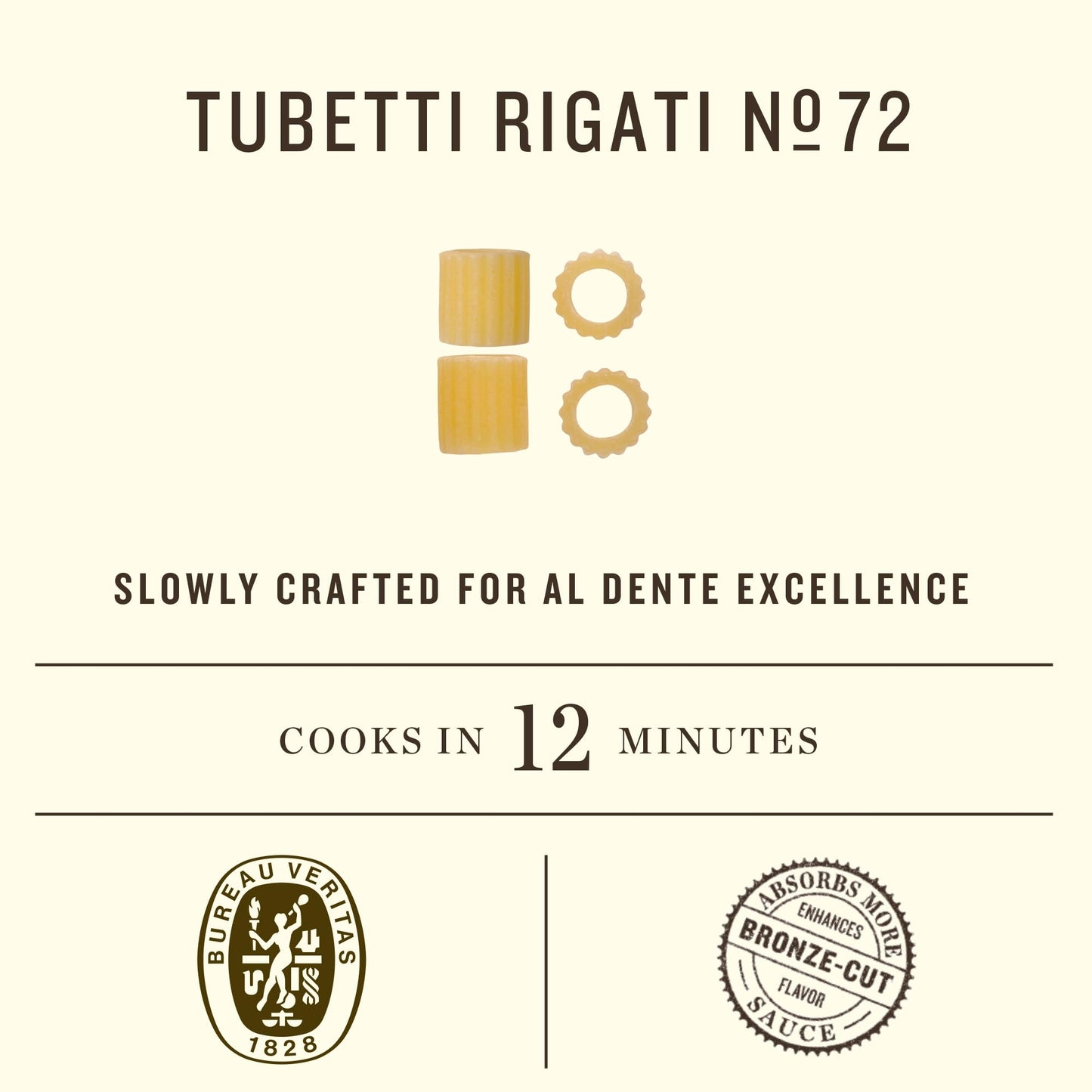 Rummo, Pasta Tubetti Rigati, 16 Ounce