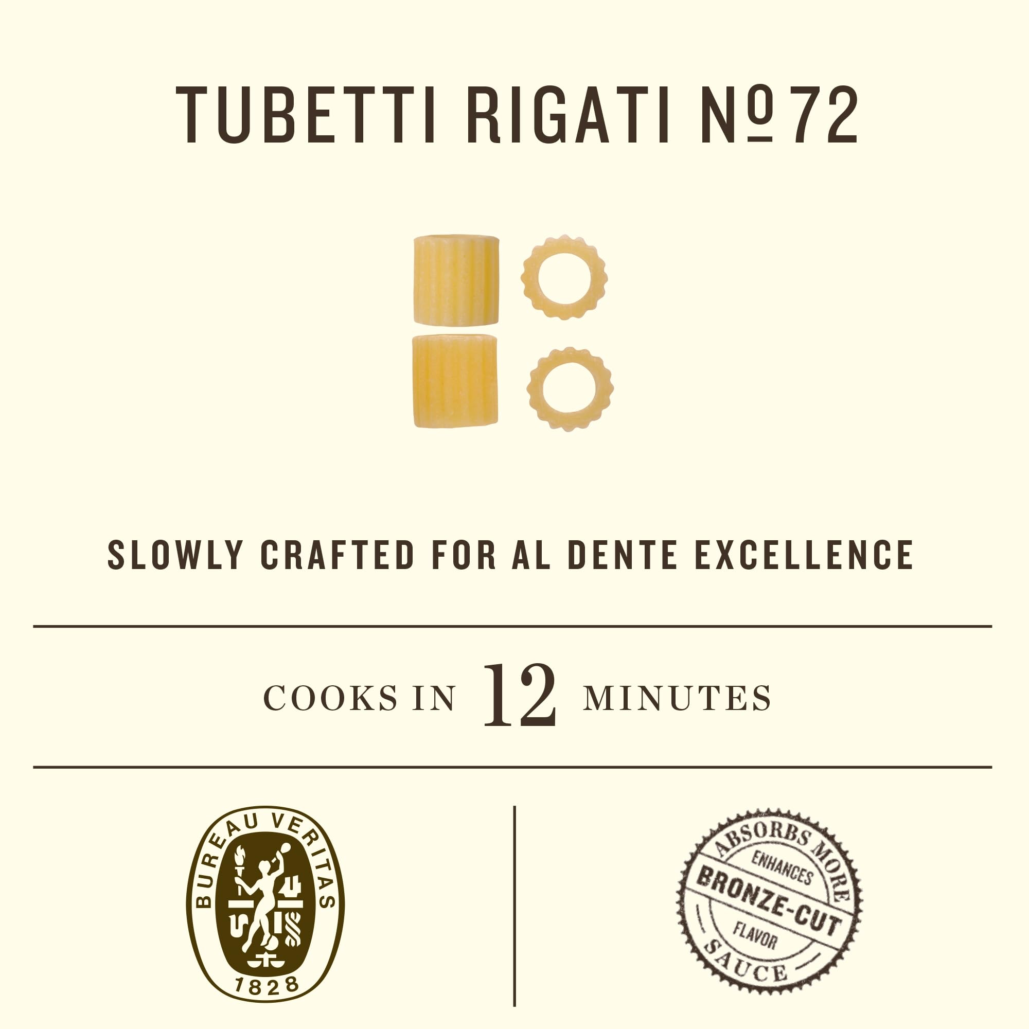 Rummo, Pasta Tubetti Rigati, 16 Ounce