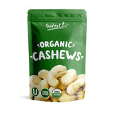 Food to Live Dry Roasted Whole Cashews, 1 Pound Unsalted, Oven Roasted Nuts, No Oil Added, Kosher, Vegan, Bulk. Crunchy Texture. Good Source