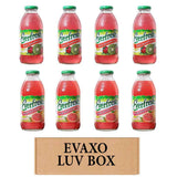 LUV BOX- variety Everfresh Juice 16 oz. pack of 8 , Everfresh Kiwi Strawberry , Everfresh Ruby Red Grapefruit. by evaxo