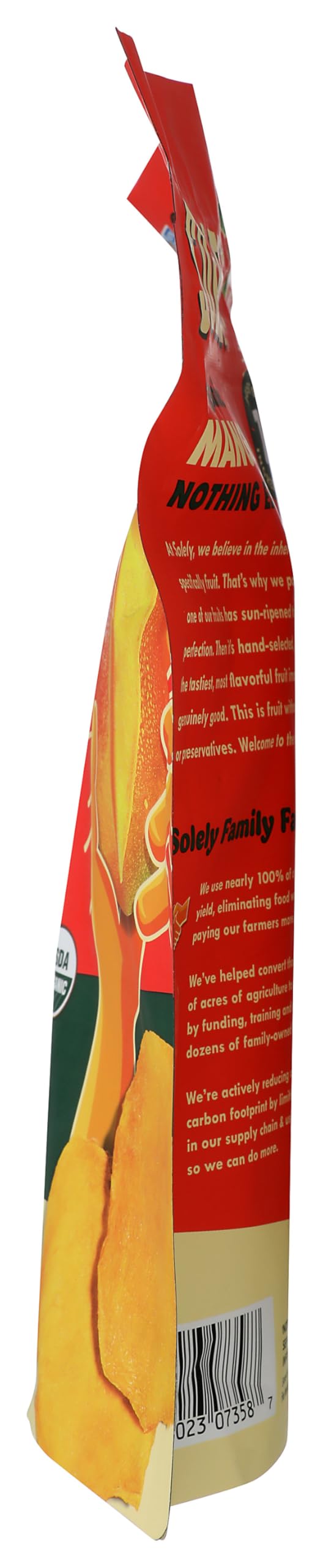 Solely, Mango Halves Dried Organic, 14 Ounce