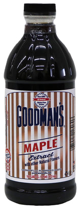 Goodman's Natural Maple Extract - Gluten-Free, Non-GMO, Kosher, Low Carb & Low Calorie, Low Alcohol, No Artificial Color, No Animal Products, No Sugar
