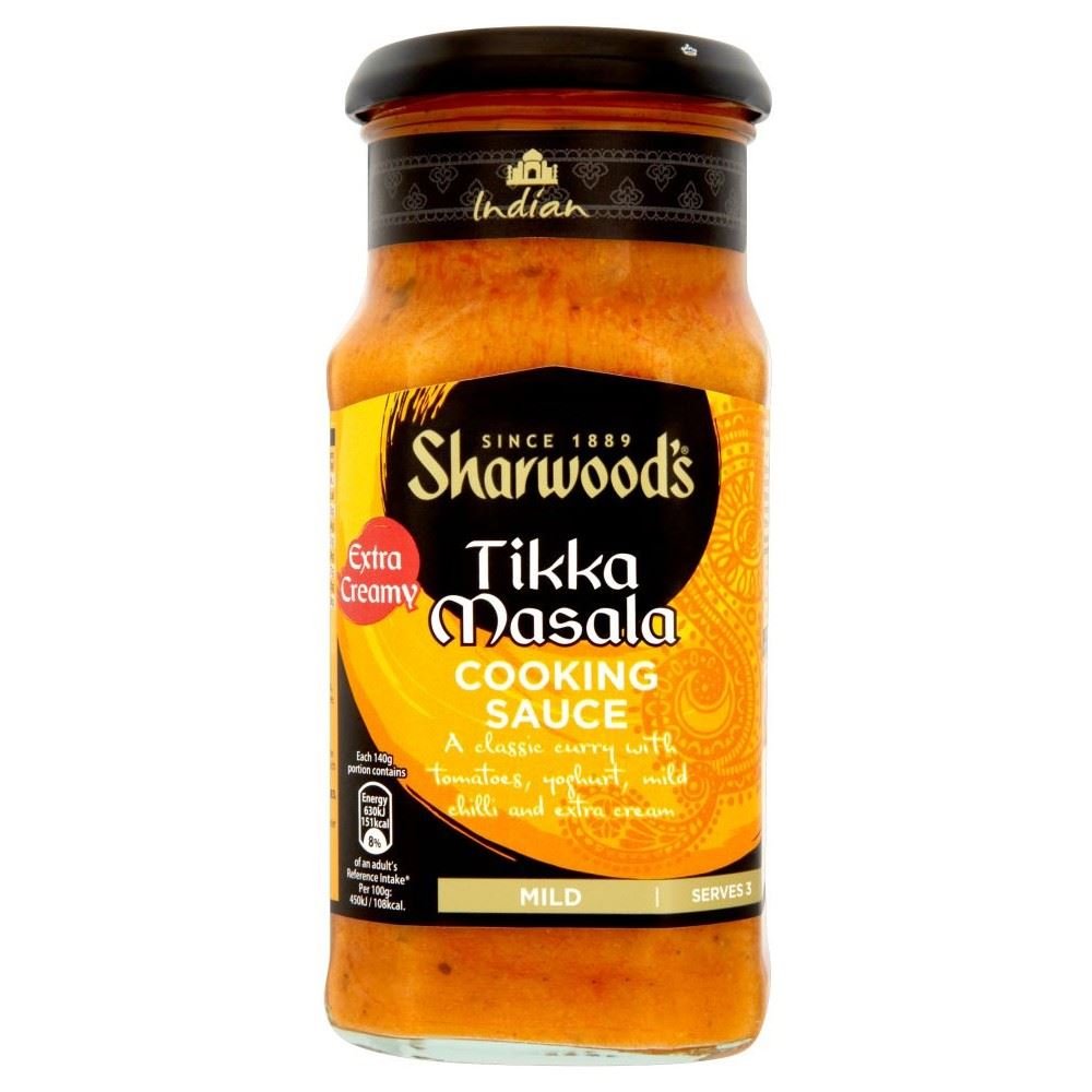 Sharwood's Cooking Sauce - Extra Creamy Medium Tikka Masala (420g) - Pack of 2