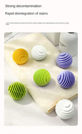 Reusable Drying Laundry Balls Easily Solve Laundry tangling Problems and Make Laundry More efficient! (Pack of 3) (White)