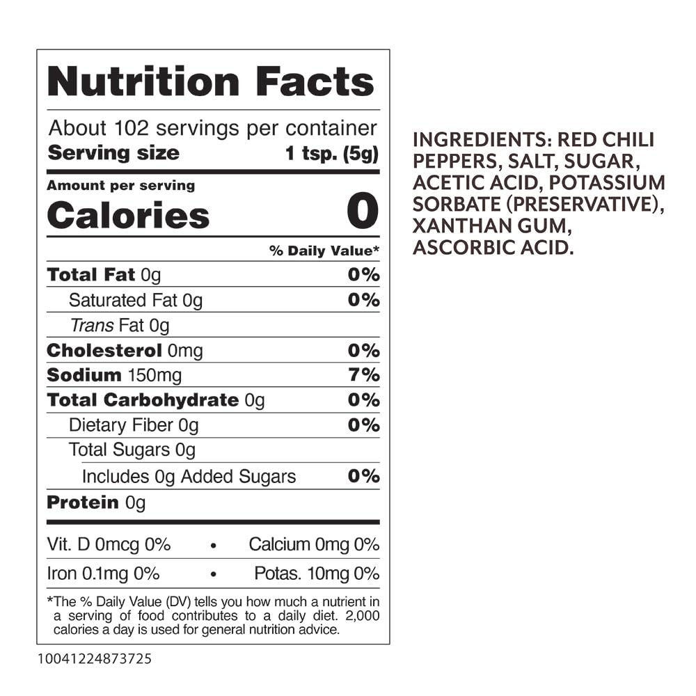Roland Foods Sambal Oelek Sauce, Specialty Imported Food, 17.9-Ounce Bottle, Pack of 12