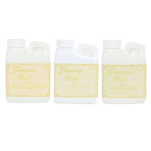 Elanze Designs Tyler Candle Glamorous and Luxurious High Efficient Wash 4 ounce Scented Fine Laundry Detergent Pack of 3; Tyler, Diva, Trophy