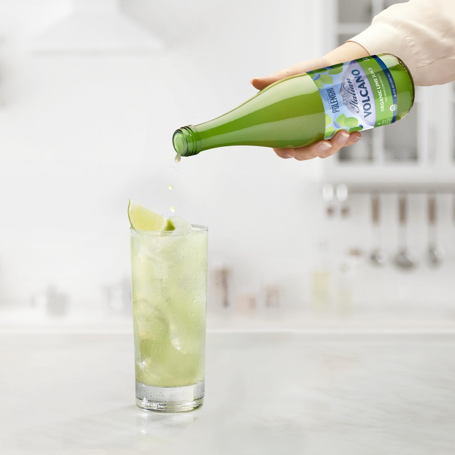 Polenghi Organic Lime Juice, 16.9 FZ