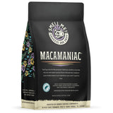 Bones Coffee Company Macamaniac, Macadamia and Coconut Flavored Coffee, Medium Roast Low Acid Arabica Beans Compatible with Auto drip and French Press