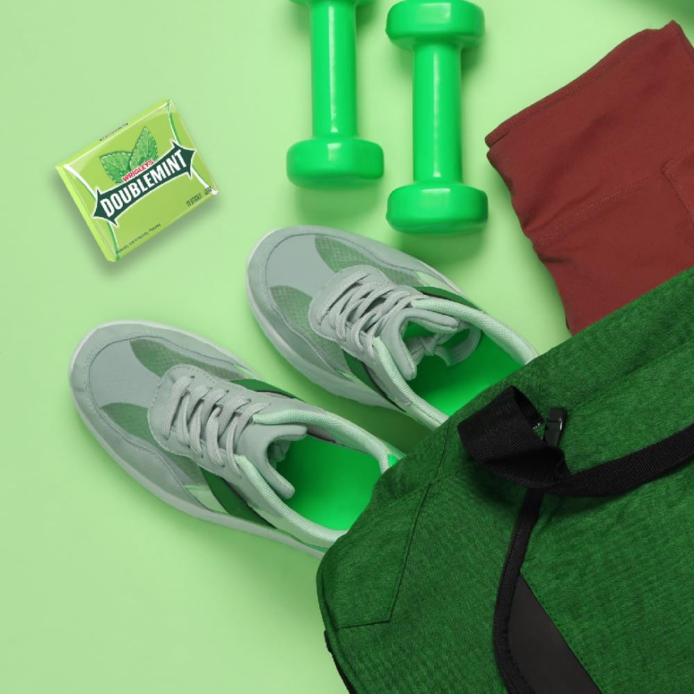 Wrigley's Doublemint Chewing Gum, 15 Piece, Pack of 10