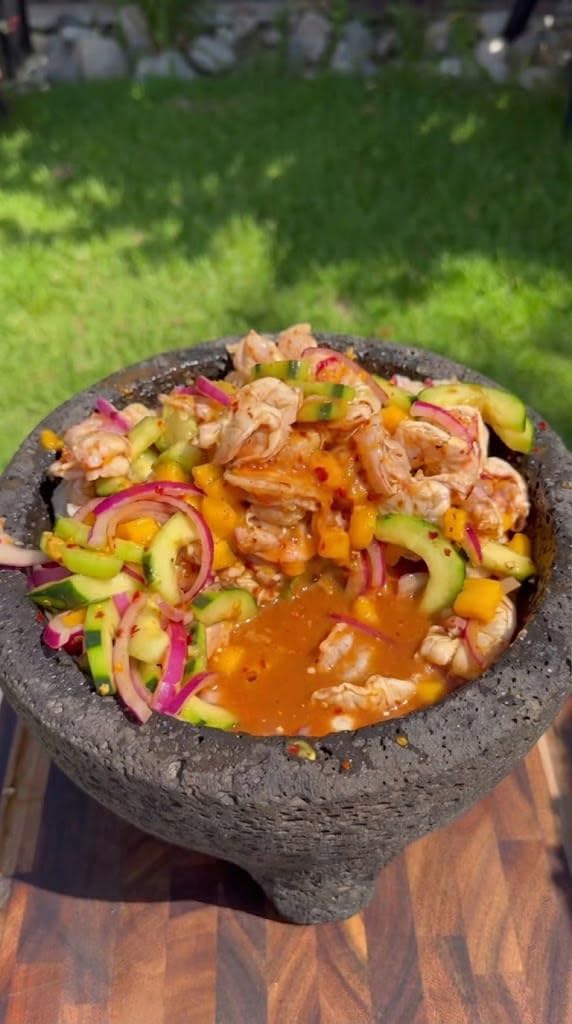 Aguachile Rojo Seasoning Powder (8oz) - Authentic Mexican Red Chili & Lime Spice Mix - Instant Marinade for Shrimp, Seafood, & Tostadas - Sazón Para