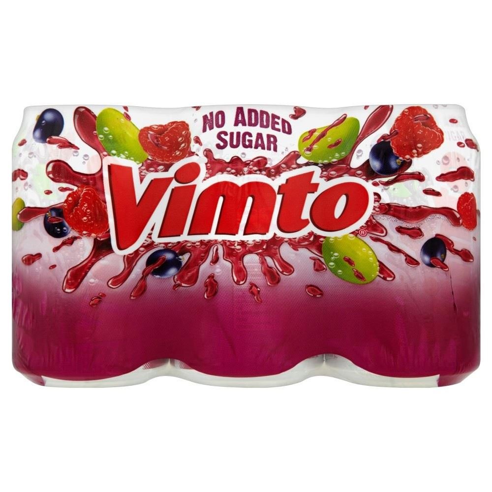 Vimto Sparkling Fruit Juice No Added Sugar (6x330ml)