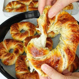 Gulluoglu Soft Bagel (Açma), 6 pieces (Cheese), daily fresh shipment from Istanbul/Turkey