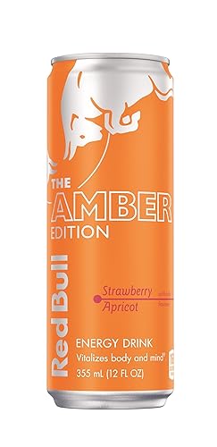 Red Bull Energy Drink, Amber Edition Strawberry Apricot, 12 fl oz