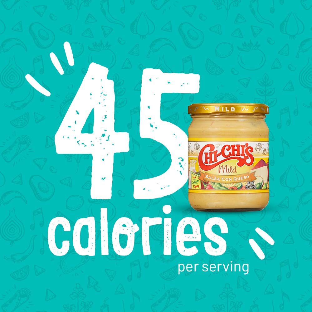 Chi Chi's Fiesta Mild Salsa Con Queso Dip, 15 Ounce