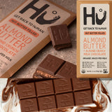 Hu Chocolate Milk Chocolate Bars Variety Pack, 5 Count (Simple, Hazelnut Butter & Hazelnut Crunch, Almond Crunch Coconut Flakes, Almond Crunch