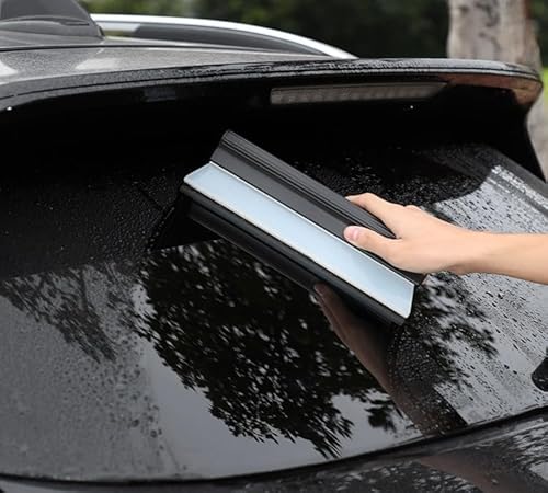 SiyphuNing10.5 inches Antislip Water Blade for Car Drying Water Wiper Silicone Squeegee Natural Rubber Car Dryer for Window, Glass, Vehicle Auto