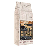 Moose Munch Gourmet Coffee by Harry & David, Milk Chocolate Caramel Flavored Ground Coffee - 12 Ounce Bag (Case of 6)