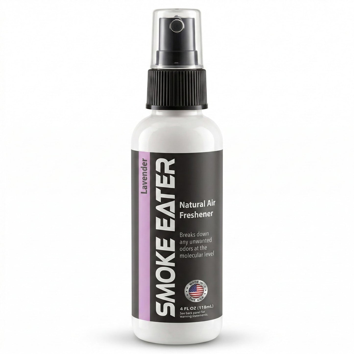 Smoke Eater Cigarette, Cigar, Cannabis & Tobacco Odor Eliminator Spray & Air Freshener for Car, Home, Clothes - Lavender, 4 oz Travel Size - Tea Tree
