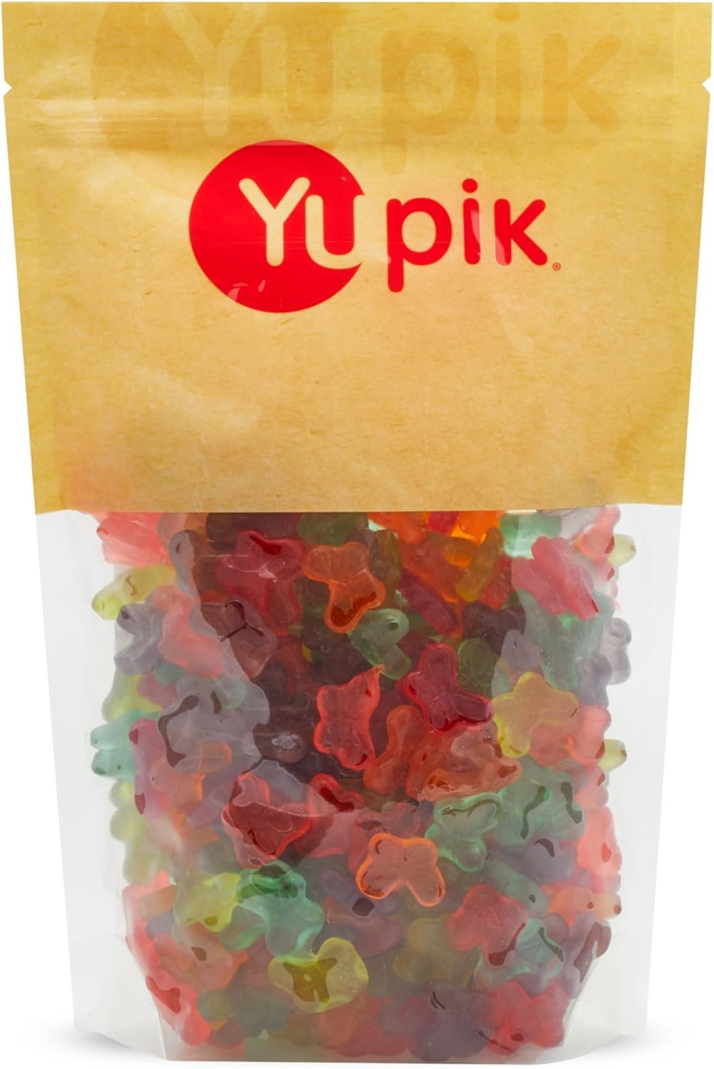 Yupik Mini Butterflies Gummy Candy - 500g/17.6 oz