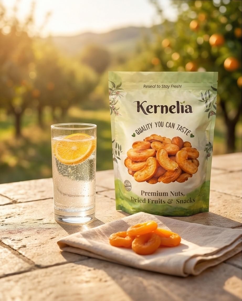 Fancy Dried Peaches - Naturally Sweet & Tender Sun-Dried Stone Fruit Halves - Gourmet Dried Peach Slices for Snacking, Baking & Toppings - USA Packed