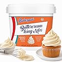 Bakerpan Buttercream Frosting for Cake Decorating, Buttercream Icing Mix for Cupcakes and Cakes, Vanilla Frosting Mix - 1 Pound (Made in USA)