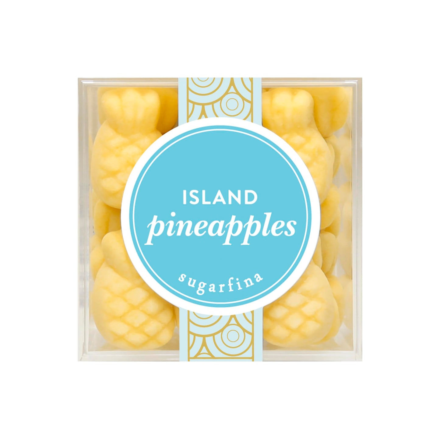 Sugarfina Island Pineapples Small Candy Cube, Gummies, 3.1 oz, 1 Count
