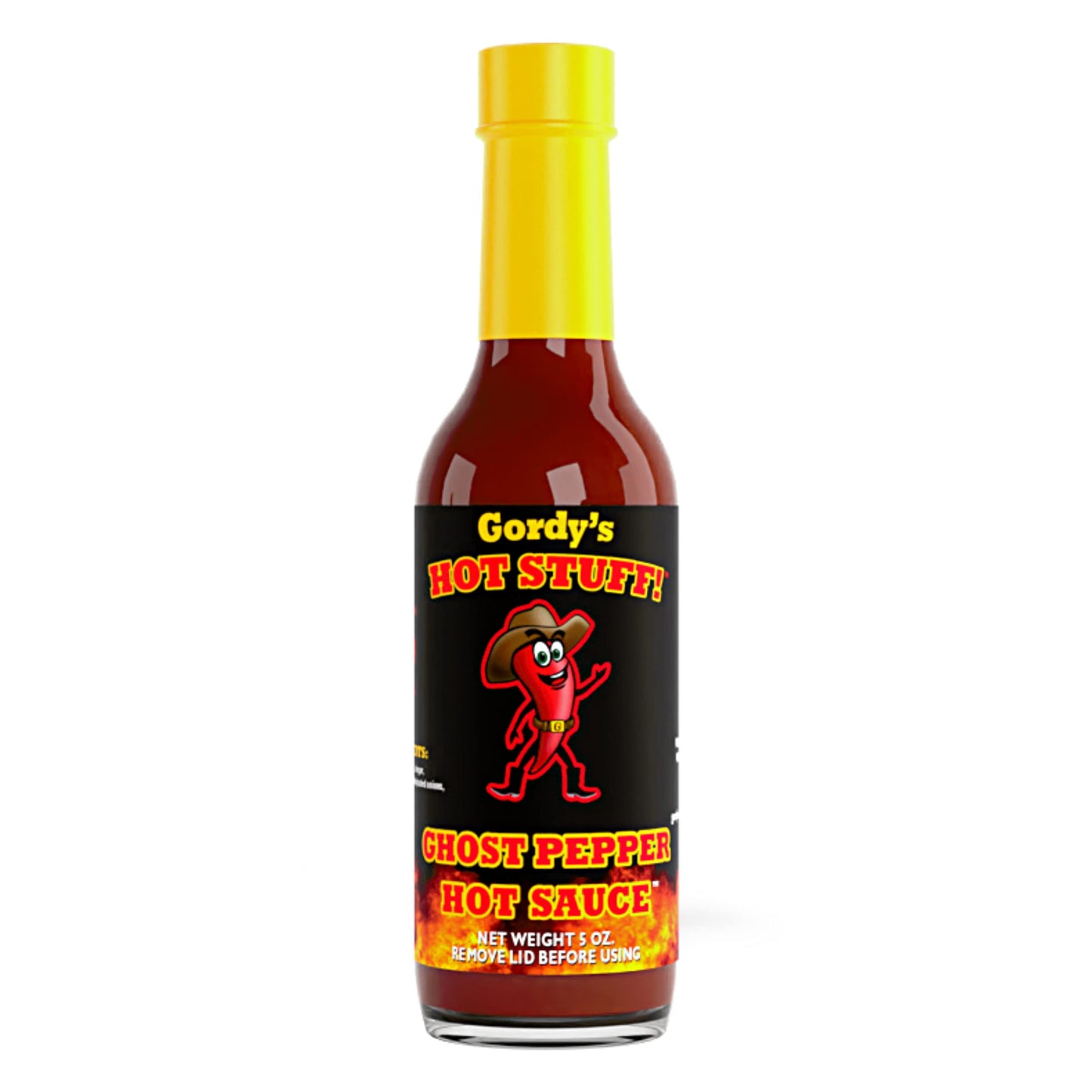 Gordy's Hot Stuff! Gourmet Hot Sauce - Made in Texas with Red Chili Peppers for a Rich and Complex Flavor - Handcrafted in Small Batches