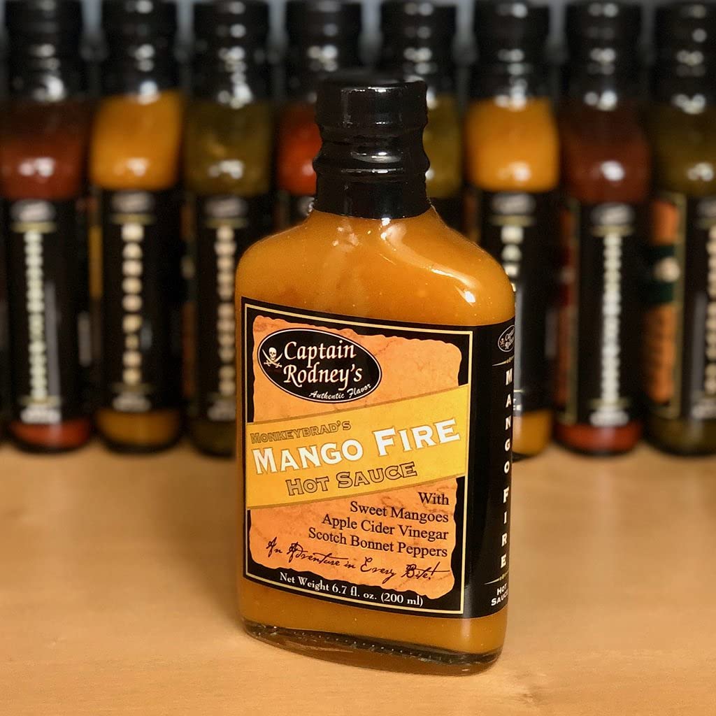 Captain Rodney's Private Reserve Hot Sauce (Mango Fire)