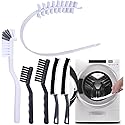 Washing Machine Cleaning Brush Set, 6-Piece Front Load Washer Cleaner Kit with Drum Slot Brush, Crevice Brushes for Rubber Seal
