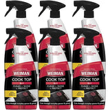 Weiman 6-Pack Cooktop Cleaning Spray - Cooktop & Oven Cleaner for Streak & Residue Free - Non-Abrasive Degreaser Safe for Glass & Ceramic
