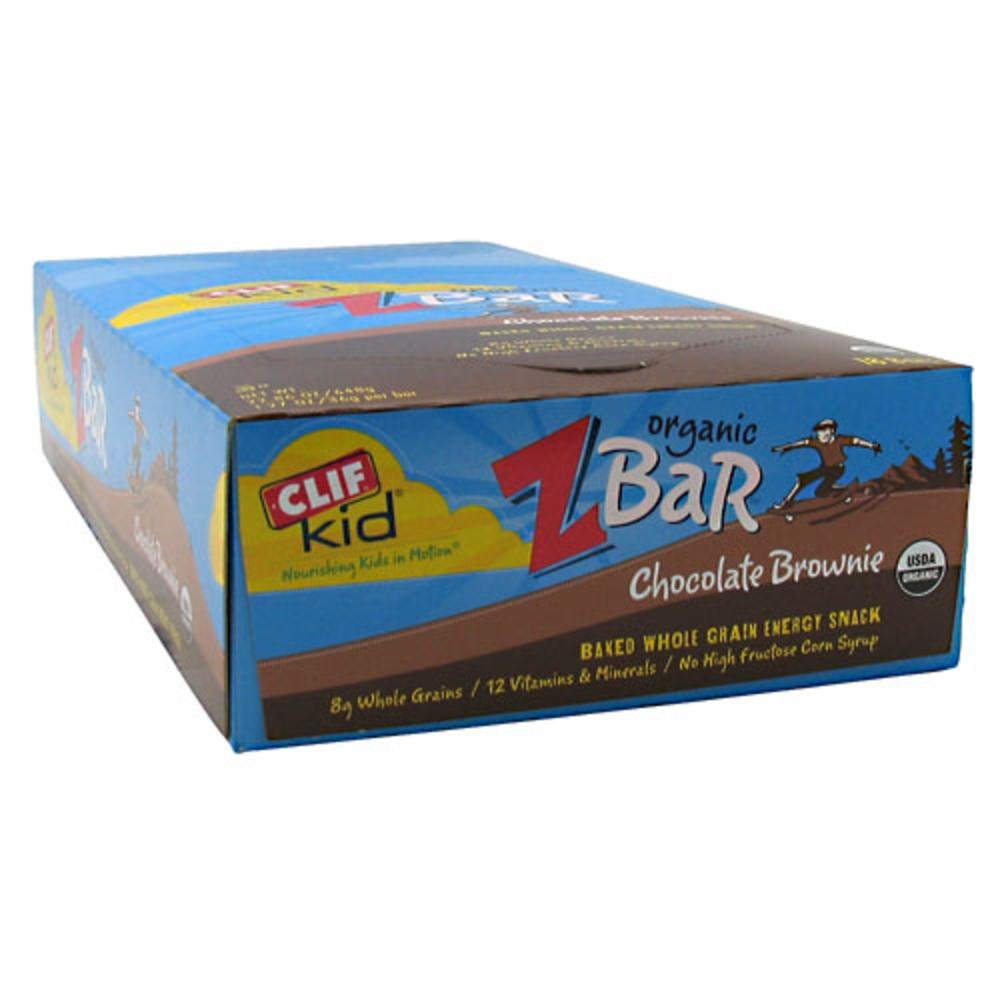 CLIF Bar - Organic Granola Bars - Chocolate Brownie - Non-GMO - Organic -Lunch Box Snacks (1.27 Ounce Energy Bars, 18 Count)