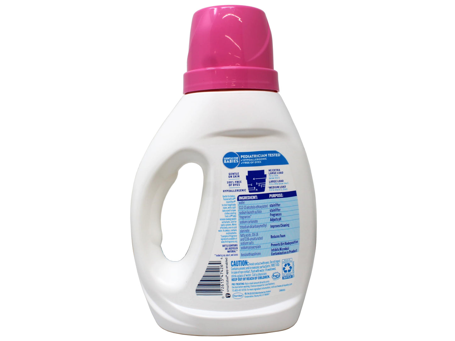 All Liquid Laundry Detergent, Gentle for Baby, 24 Loads, 30 fl oz