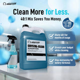 Nanoskin CRYSTAL-CLEAR VOC-Free Glass Cleaner 1 Gallon - Ultra-Concentrated, Eco-Friendly, Streak-Free Finish | Versatile Use for 40:1 Dilution |