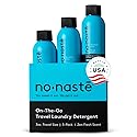 Nonaste Performance Travel Laundry Detergent - Zen Fresh, 3 Fl Oz (Pack of 3), 9 Loads - Travel Size Laundry Detergent for Workout Clothes & More