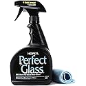 HOPE'S Perfect Glass Cleaner Spray, Streak-Free, Ammonia-Free Window, Mirror, Screen, and Shower Door Cleaner, Indoor and Outdoor Glass Surfaces, 32