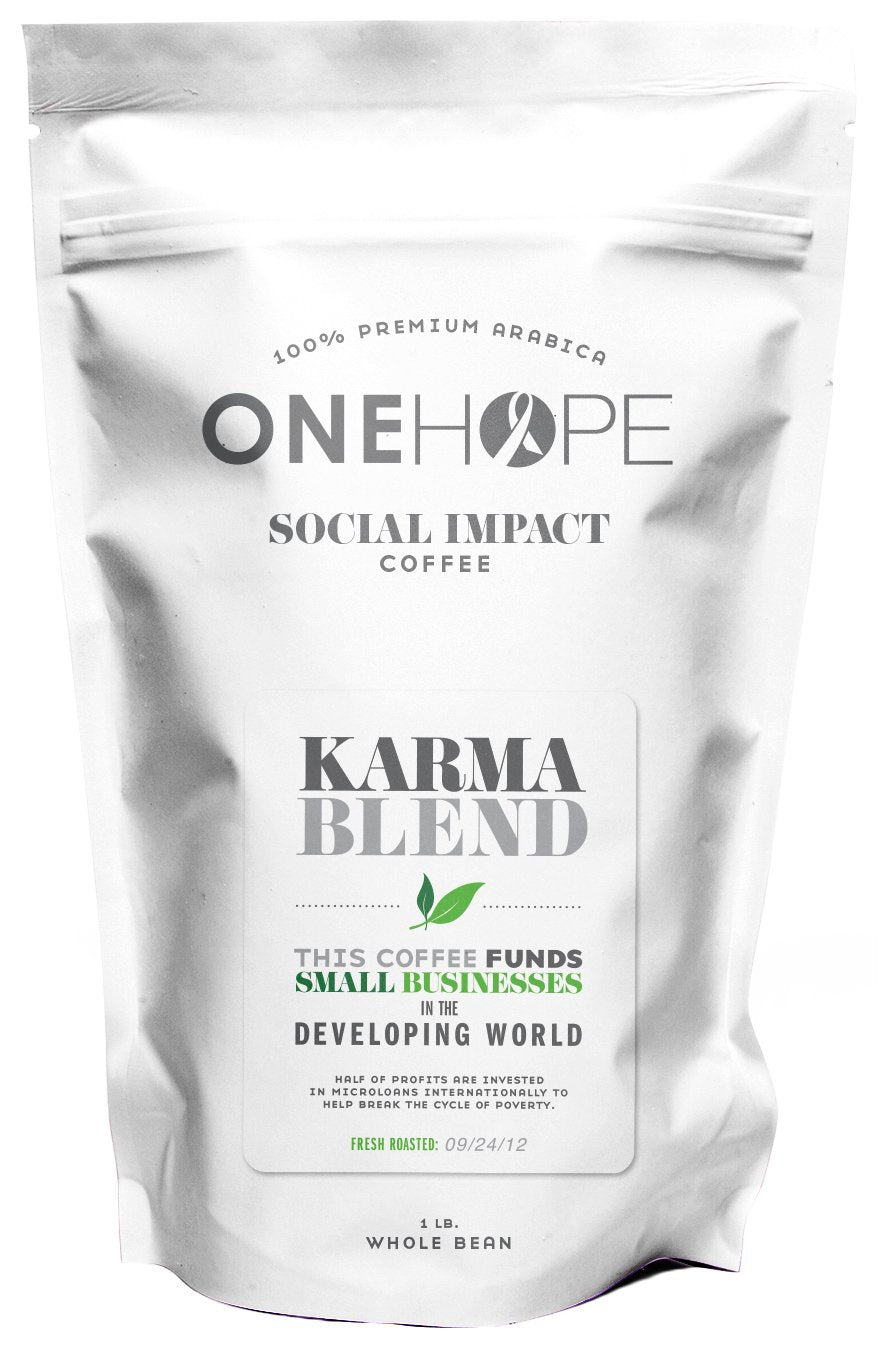 ONEHOPE Karma Blend Whole Bean Coffee, 1 Pound
