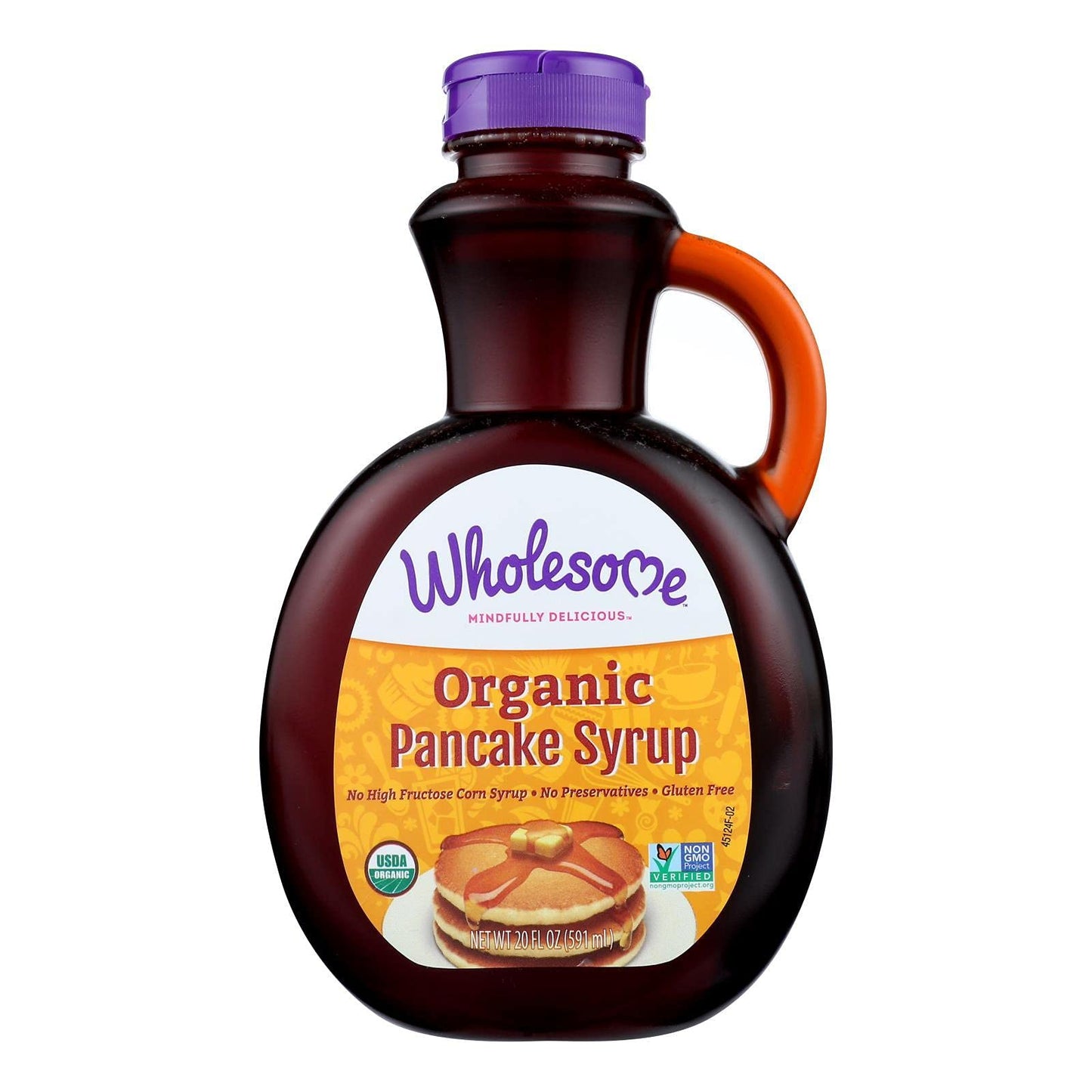 Wholesome Sweeteners Organic Original Pancake Syrup, 20 Fluid Ounce -- 6 per case