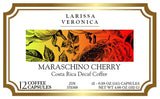 Maraschino Cherry Costa Rica Decaf Coffee (Single Serve K-Cup Pods) (Gourmet, Naturally Flavored, Whole Coffee Beans) (12 pods, ZIN: 573568)