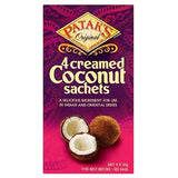 Patak's Creamed Coconut (4x50g) - Pack of 2