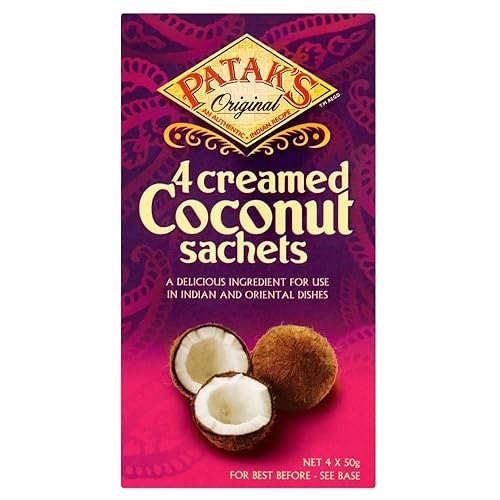 Patak's Creamed Coconut (4x50g) - Pack of 2