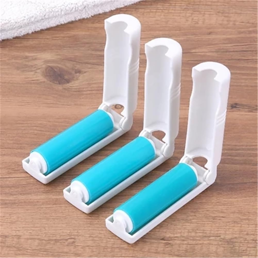 LJJCSFF 4pcs Pet Hair Remover Roller Reusable Sticky Lint Roller for Clothes Reusable Lint Roller for Pet Hair Washable Lint Remover for Clothes