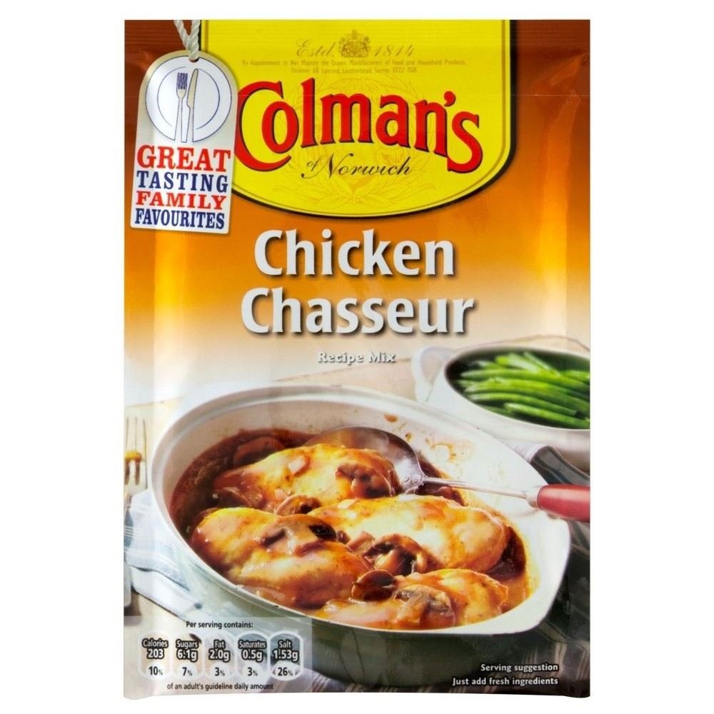 Colman's Chicken Chasseur Sauce Mix (43g) - Pack of 2