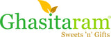 Ghasitaram Gifts Rakhi Gifts for Brothers Rakhi Chocolate Golden Crystal Stone Chocolate Thali with Pearl Rakhi
