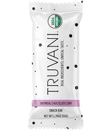Truvani Plant Based Snack Bars | Oatmeal Chocolate Chip 1 Pack | 6g Protein | USDA Organic and Vegan | The Only Bar | Dairy, Soy, and Gluten Free |